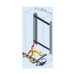 Dosseret écarteur Pour Chaudiere Murale MEGALIS 28KW / 35KW DOS GA24 ELM LEBLANC BOSCH 7716780210